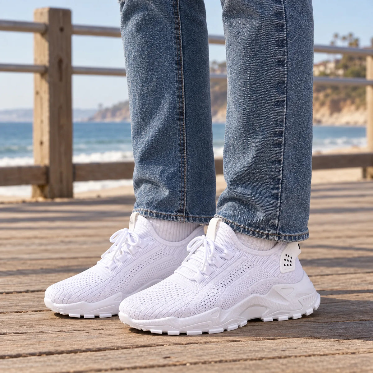 AeroWalk  - Casual Slip-On Trainers Everyday Walking