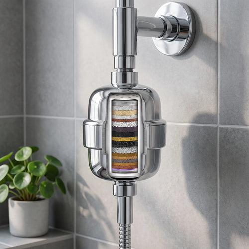 AquaPuro  - 20-Stage Shower Head Filter Filtering Shower Water