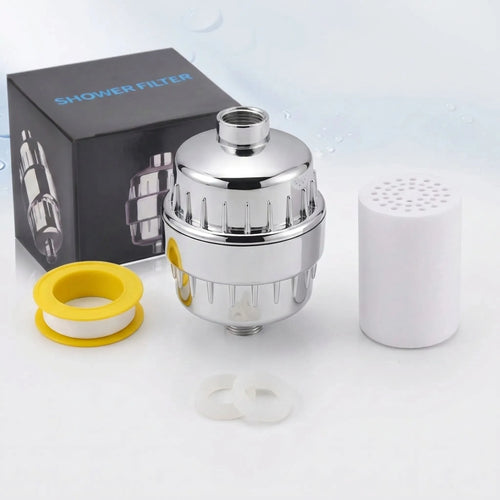 AquaPuro  - 20-Stage Shower Head Filter Filtering Shower Water