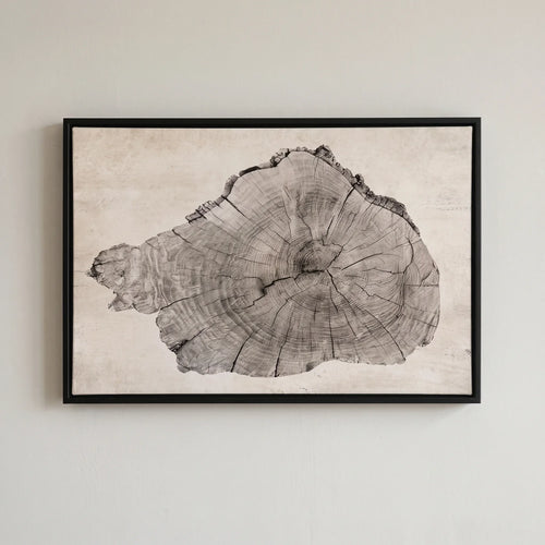 Arboria - Black And White Wall Art With Organic Pattern For Living Room