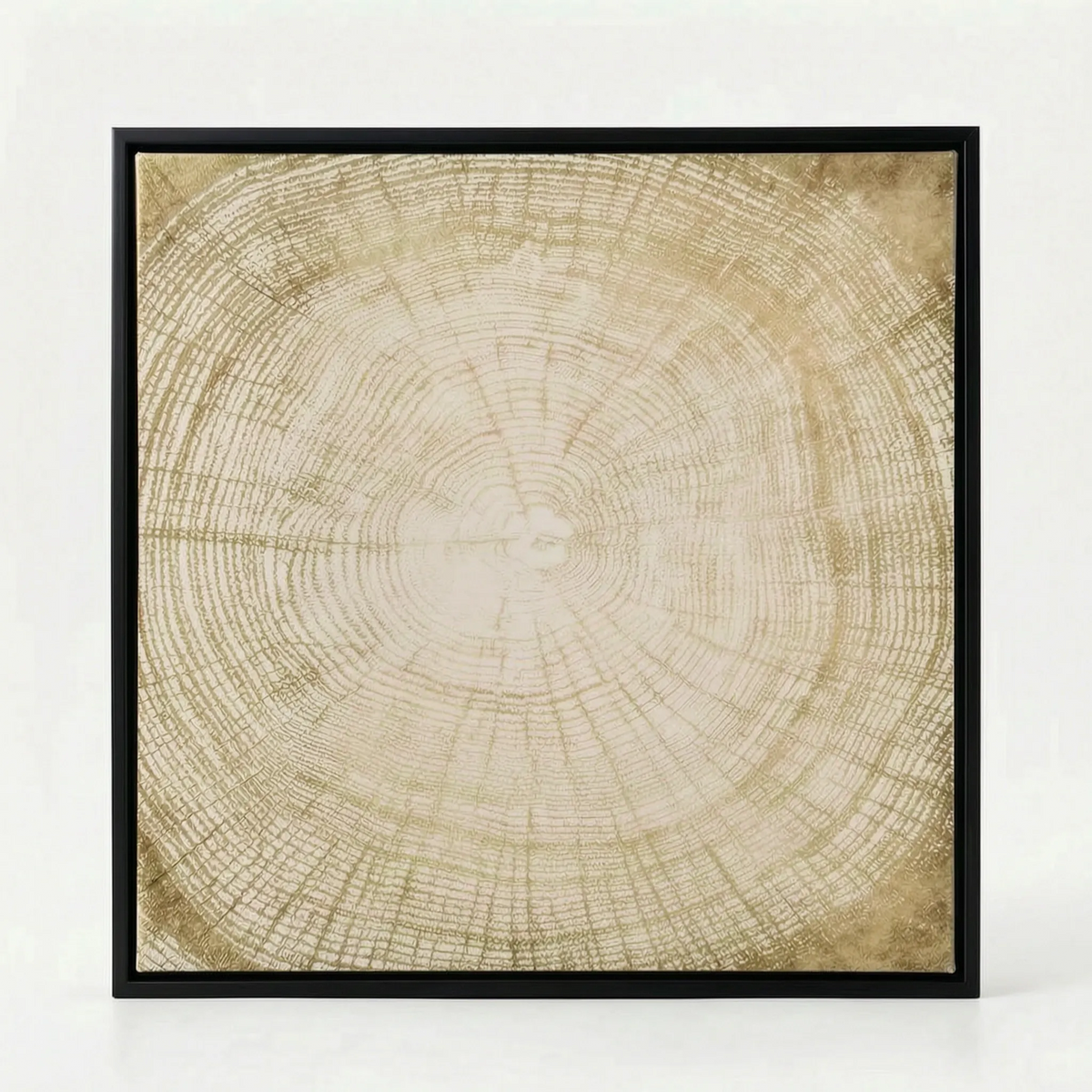Arboria - Black And White Wall Art With Organic Pattern For Living Room