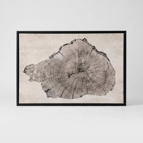Arboria - Black And White Wall Art With Organic Pattern For Living Room