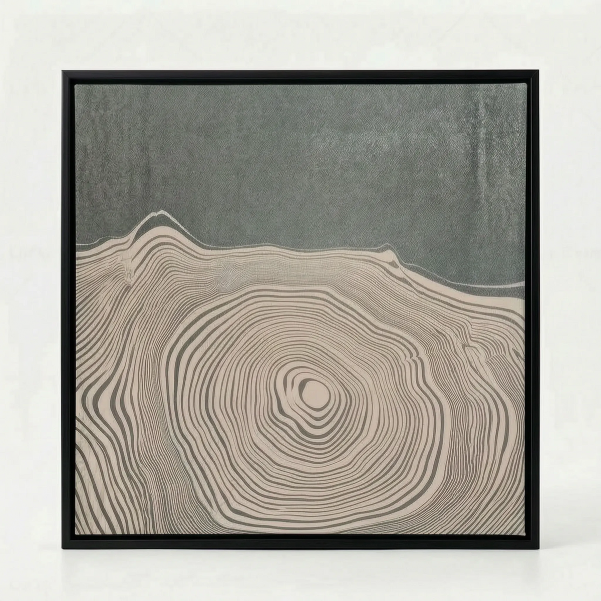 Arboria - Black And White Wall Art With Organic Pattern For Living Room
