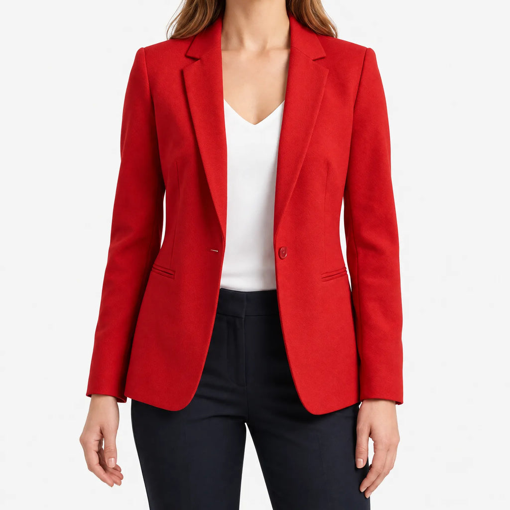 Blazetta  - Tailored Single Breasted Womens Blazer Smart Layering Piece