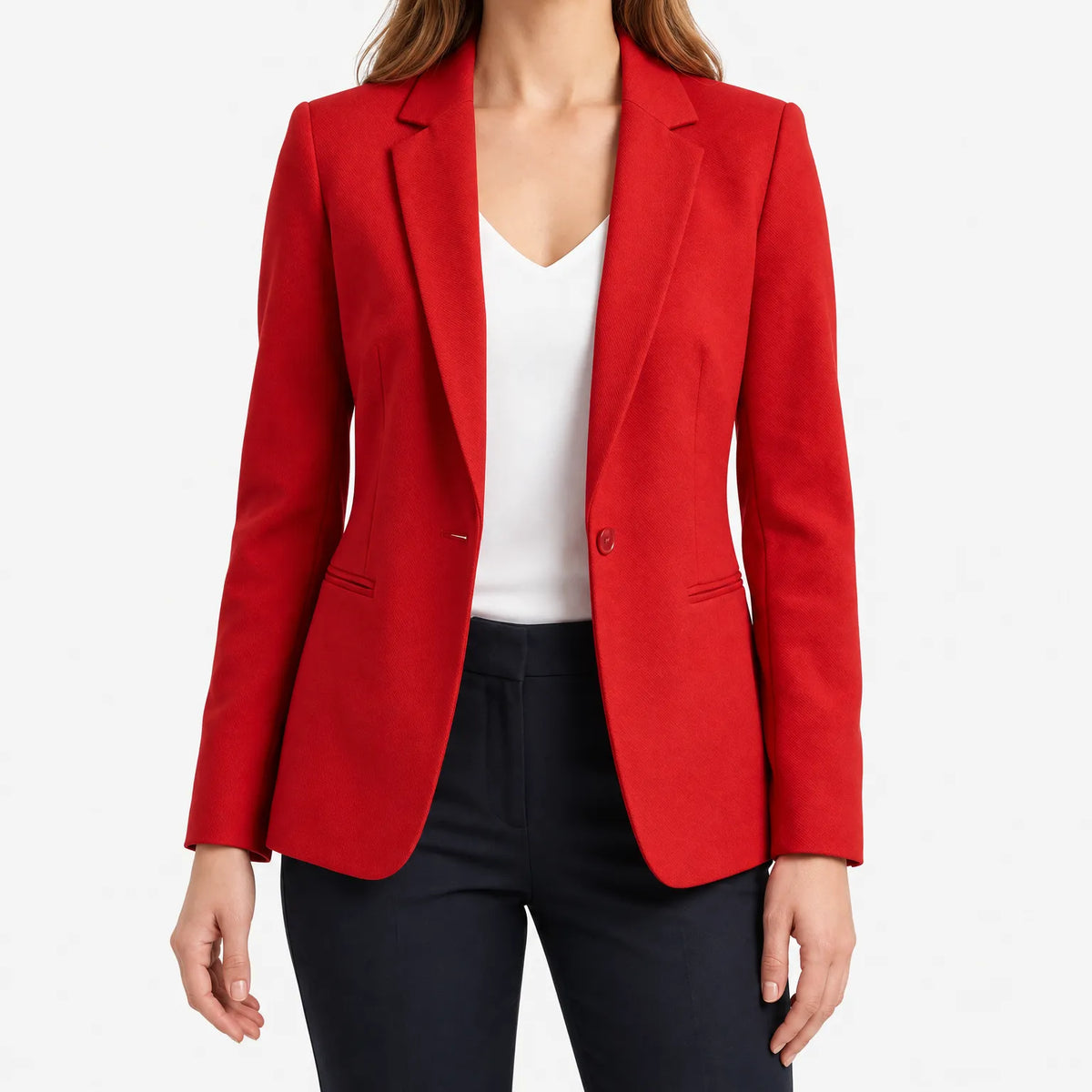Blazetta  - Tailored Single Breasted Womens Blazer Smart Layering Piece
