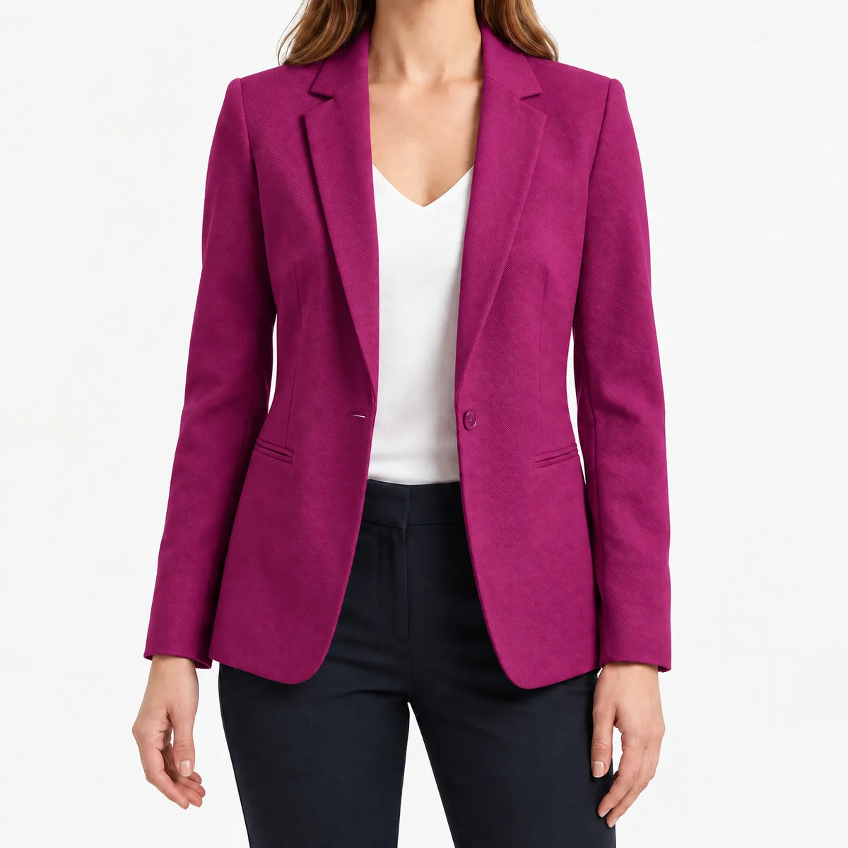 Blazetta  - Tailored Single Breasted Womens Blazer Smart Layering Piece