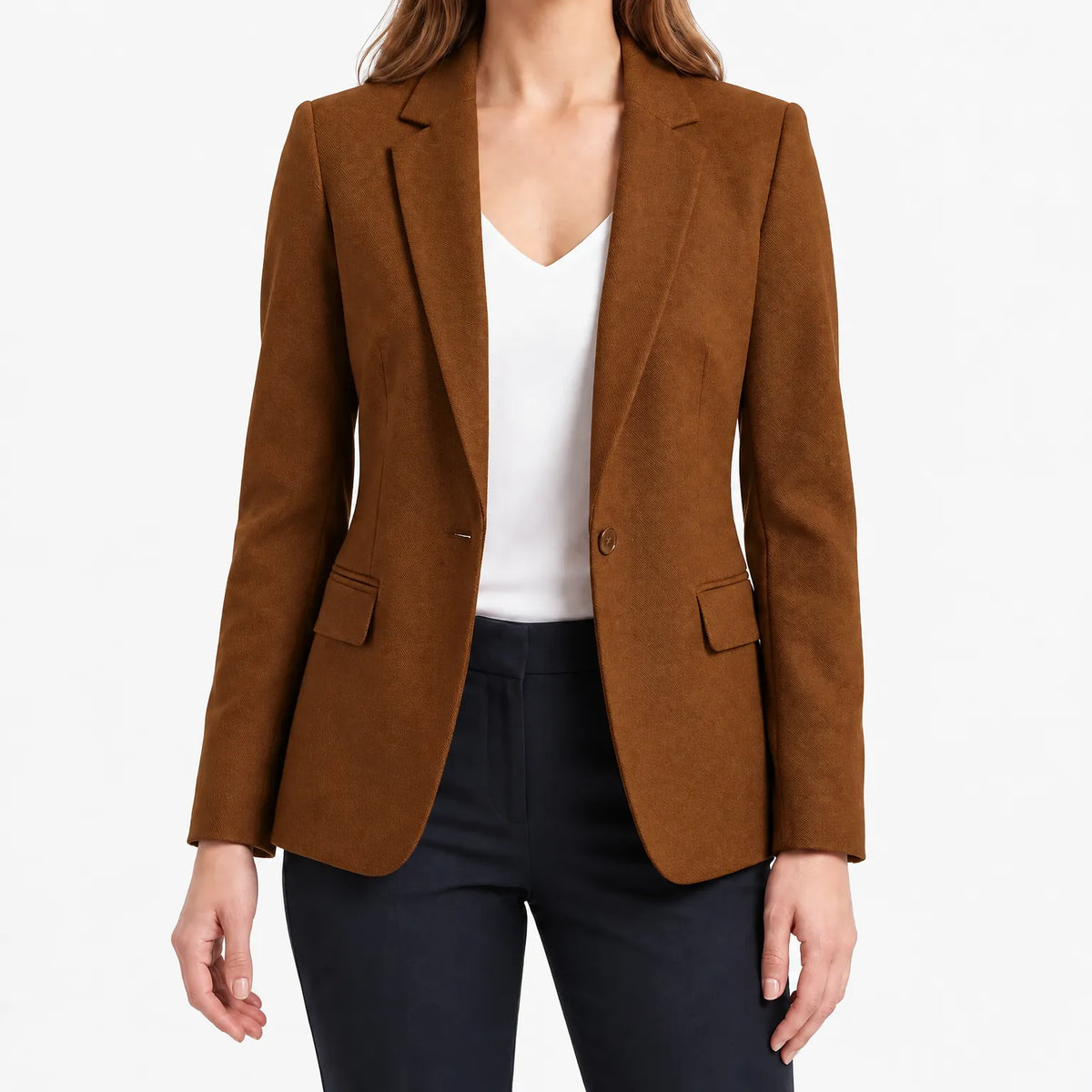 Blazetta  - Tailored Single Breasted Womens Blazer Smart Layering Piece