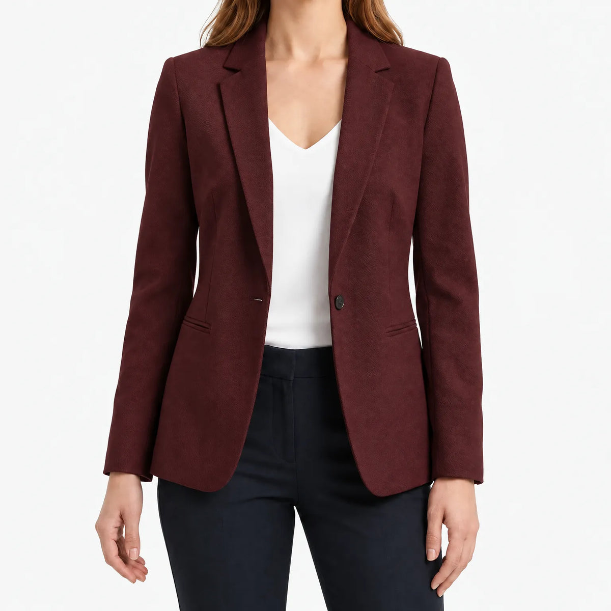 Blazetta  - Tailored Single Breasted Womens Blazer Smart Layering Piece