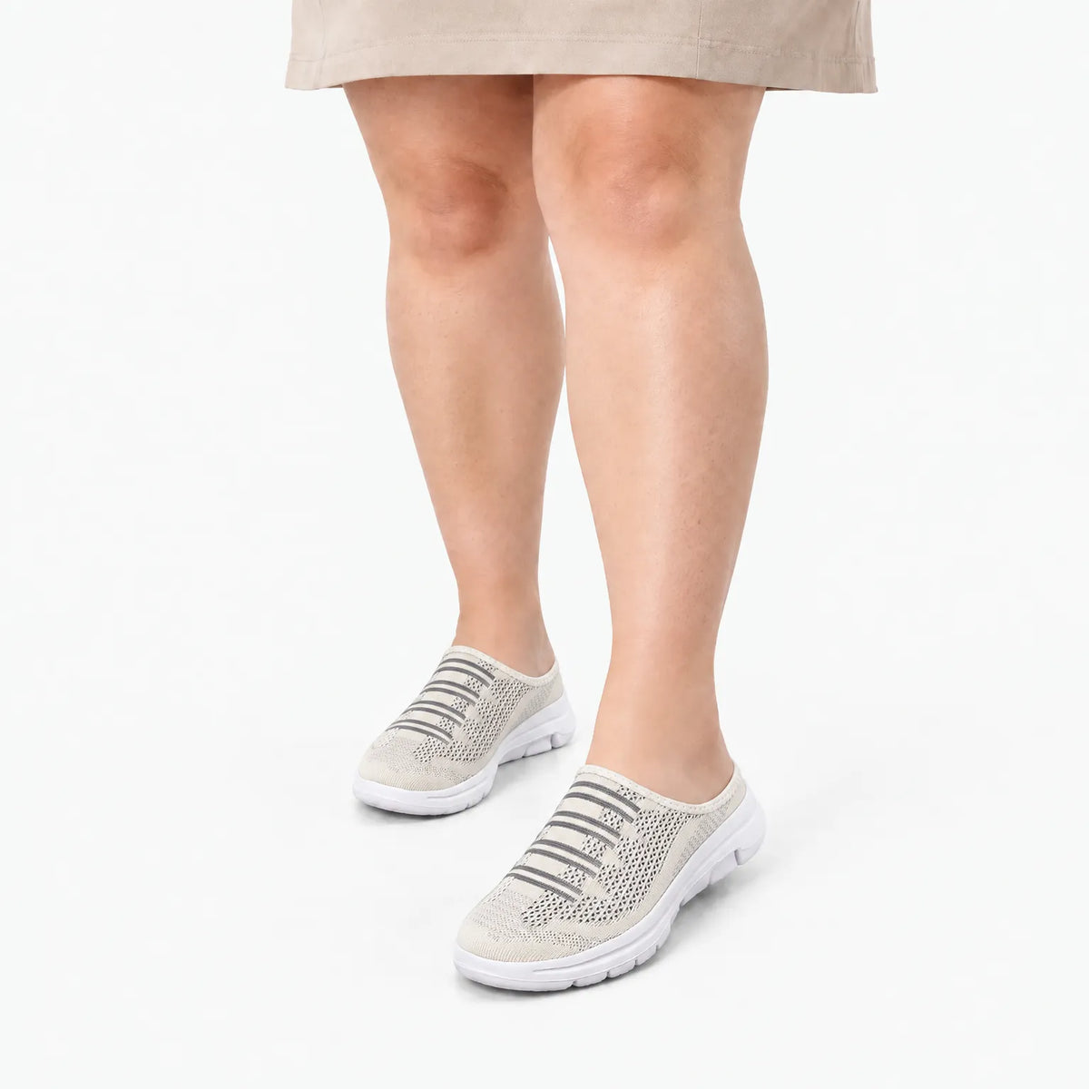 BreezeStep  - Backless Slip On Trainers Walking On The Beach