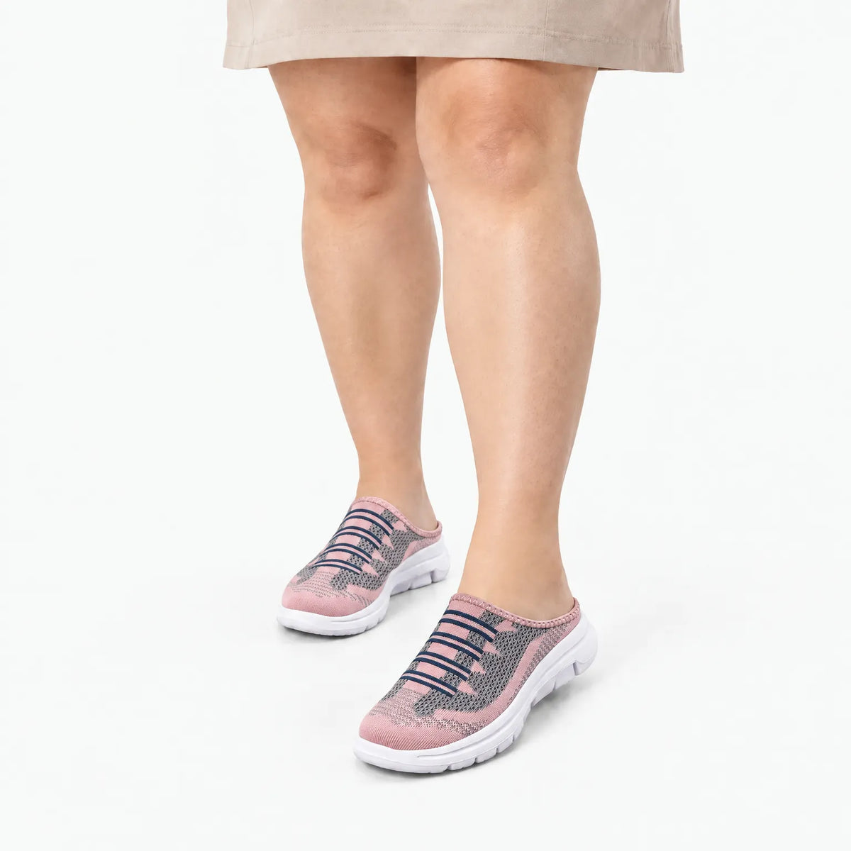 BreezeStep  - Backless Slip On Trainers Walking On The Beach