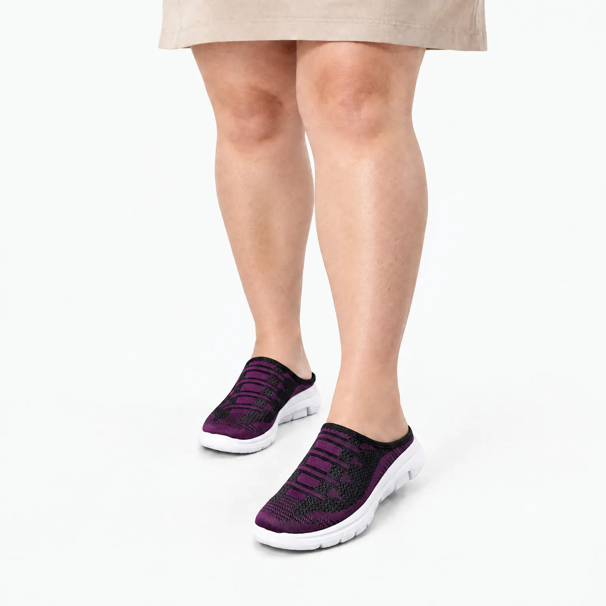 BreezeStep  - Backless Slip On Trainers Walking On The Beach