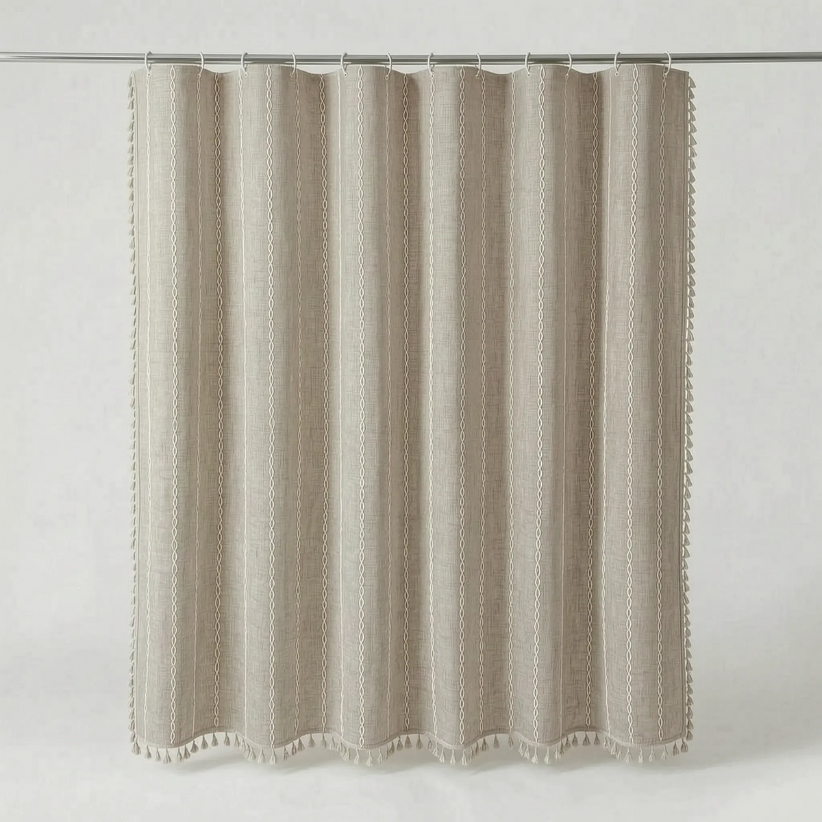 Duschia - Densely Woven Weighted Shower Curtain For Privacy