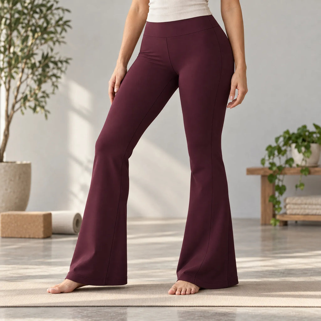 Flexia  - High-Waisted Flare Leggings Yoga Practice