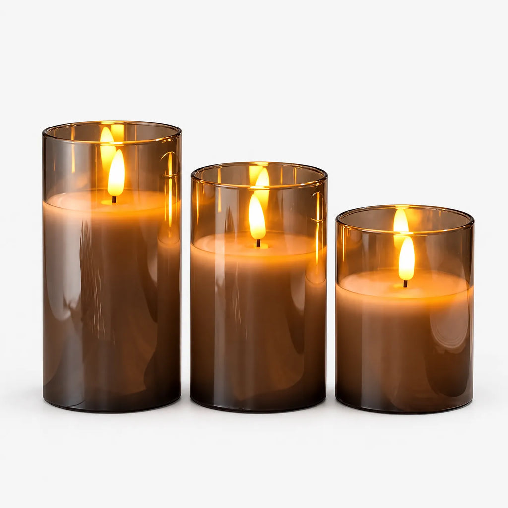 Flickera  - Flameless LED Candle Set Creating Atmosphere Indoors