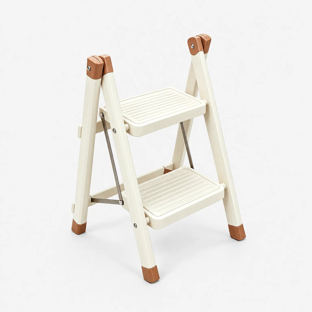 FoldaStep  - Folding Metal Step Ladder Reaching High Shelves
