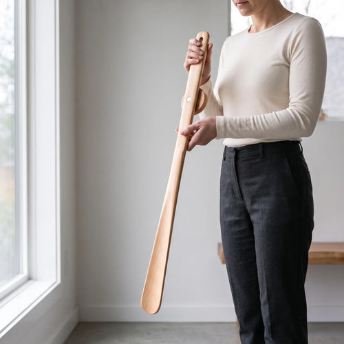 Gleida - Long Shoe Horn With Mount Put On Shoes Upright