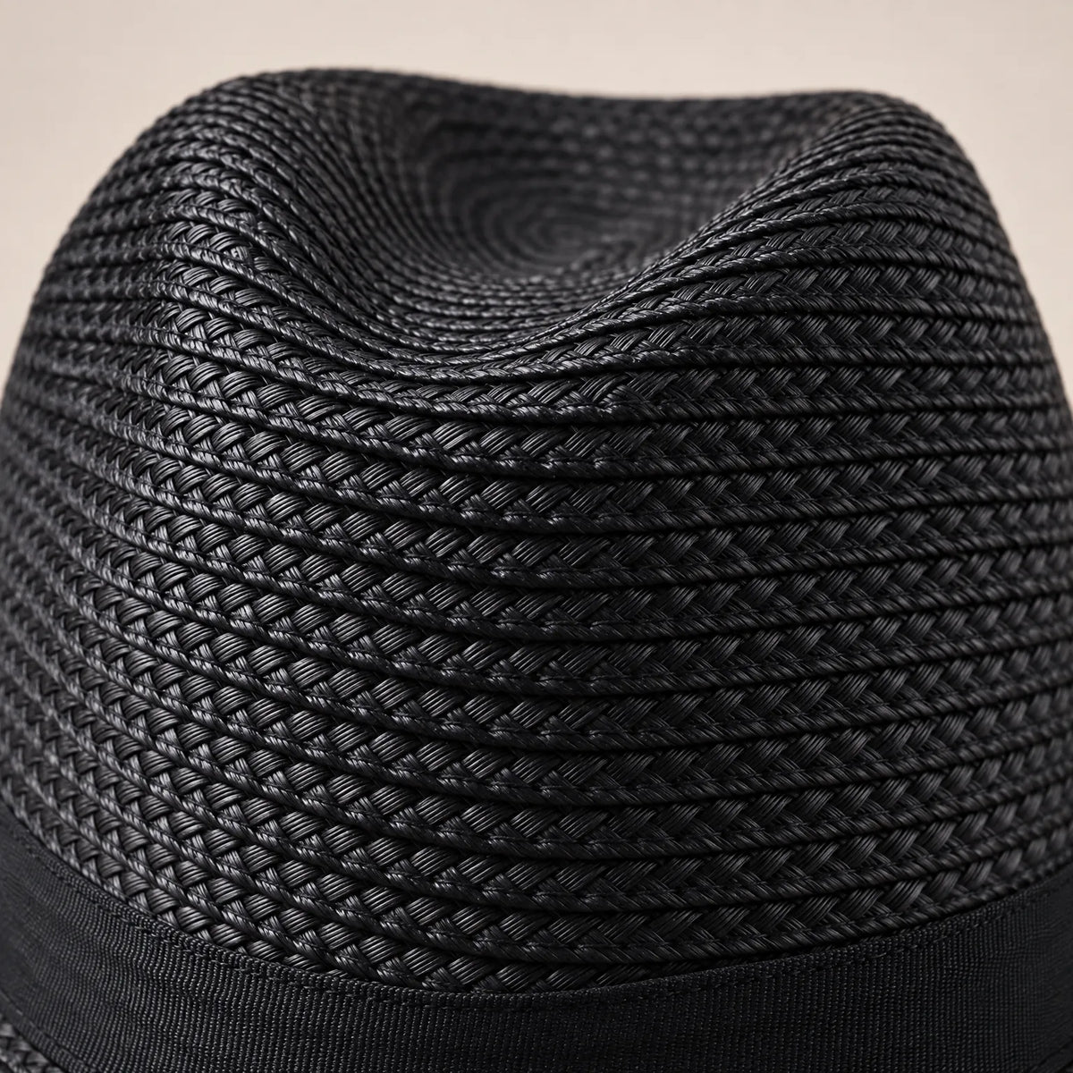 Havelio  - Wide Brimmed Panama Hat With Contrast Band Sun Shading