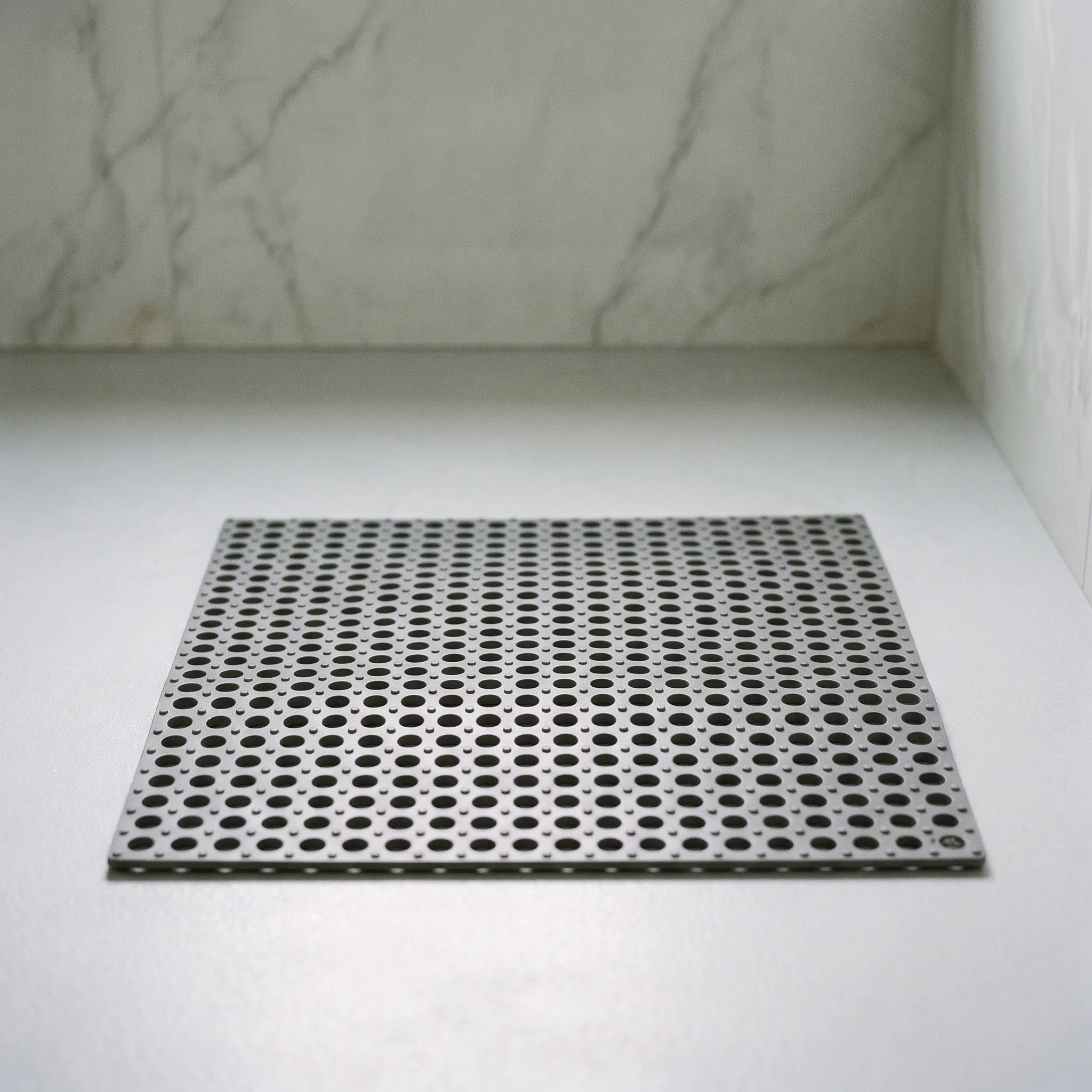 Kvadro - Square Shower Mat With Drainage Holes Water Drainage In The Shower