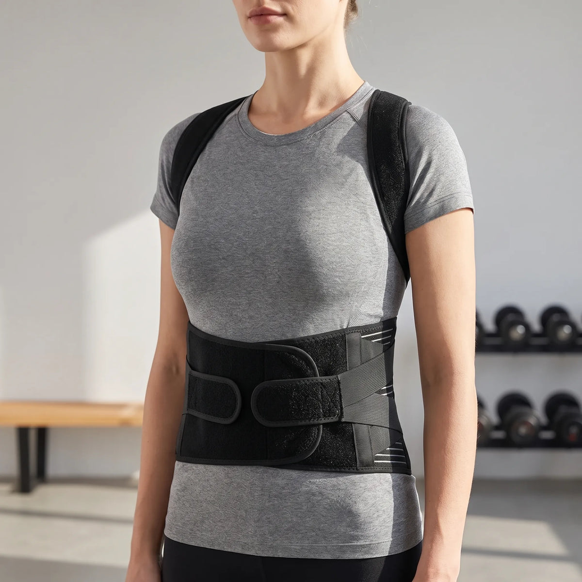 LumbaFlex  - Adjustable Back Support Belt Heavy Lifting Support