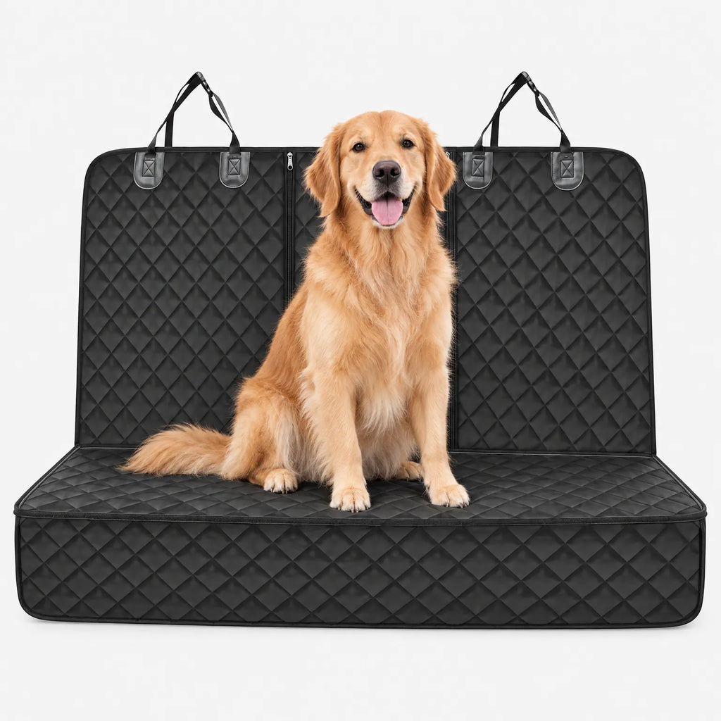 Pawtégé  - Quilted Dog Car Seat Cover Covering Rear Seats
