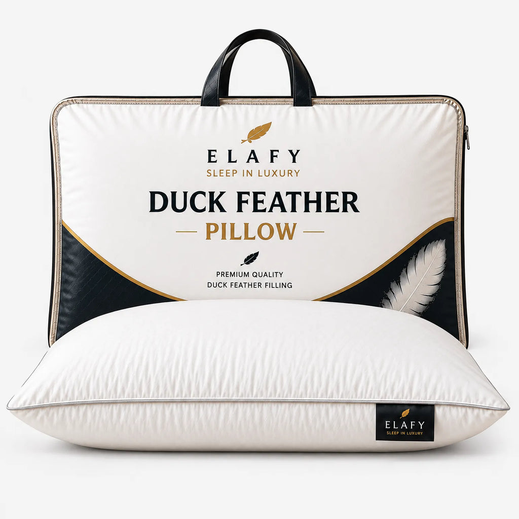 Plumano  - Duck Feather Down Pillow Supporting The Head