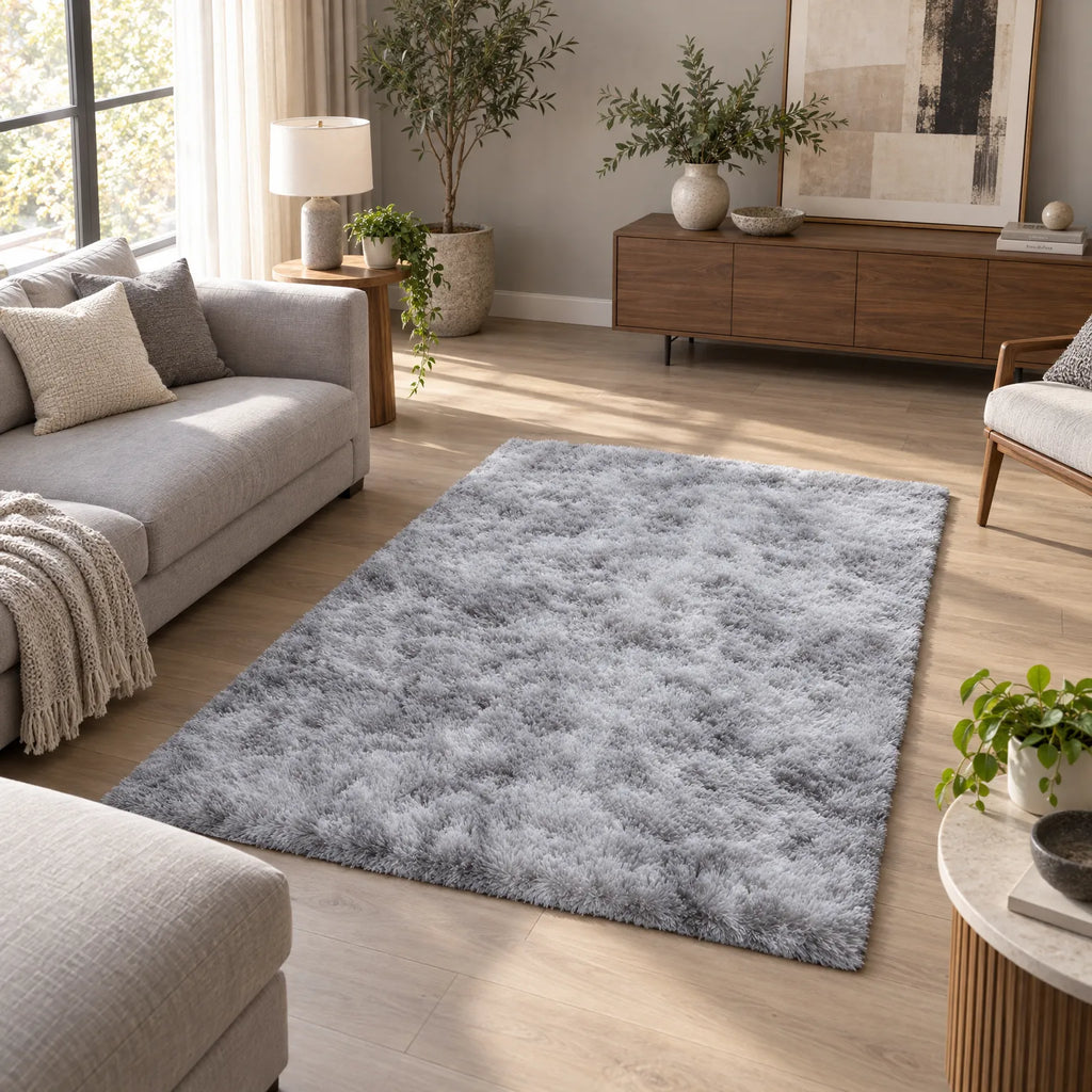 Plushura  - Modern Fluffy Area Rug Adding Texture To Hard Floors