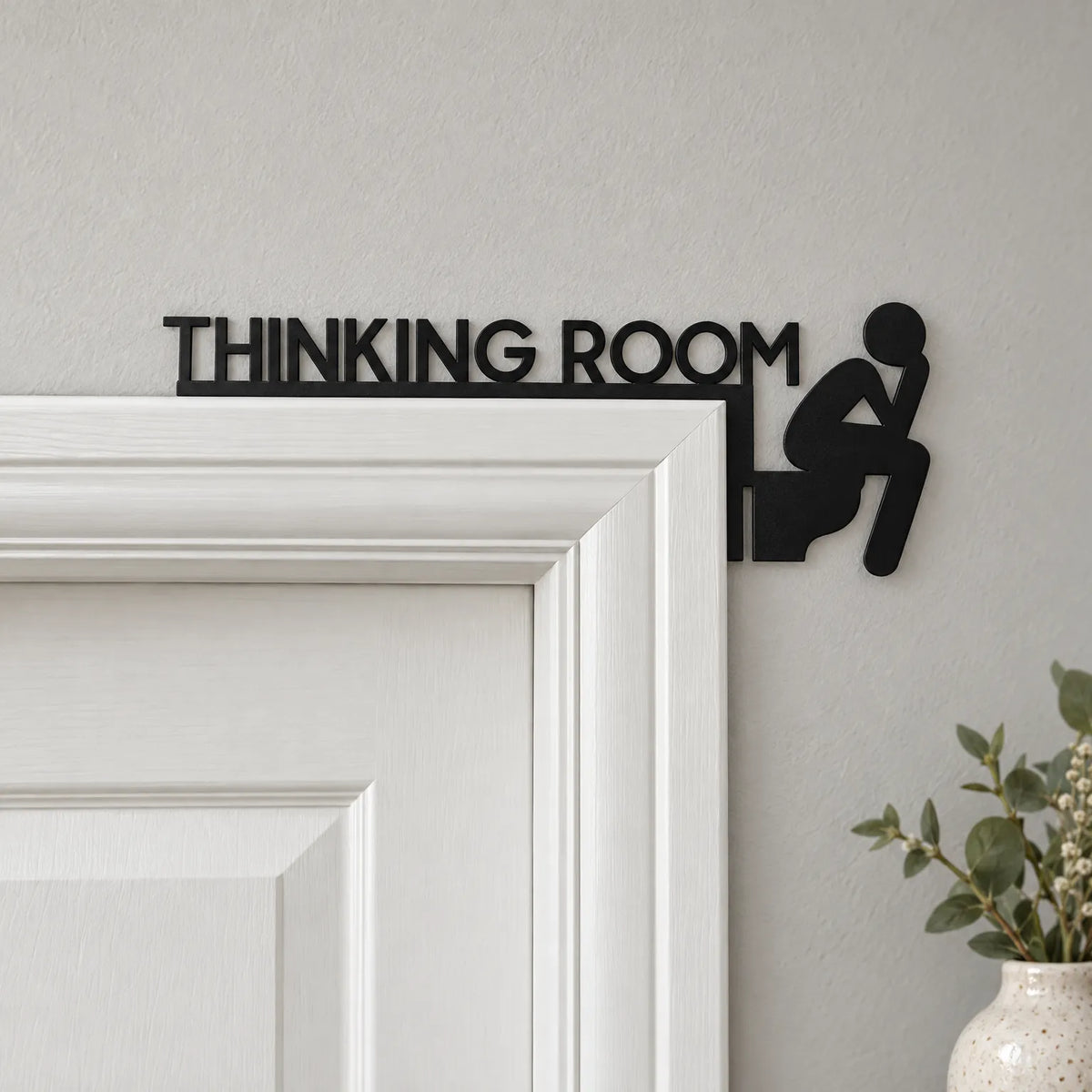 Pondora  - Novelty Bathroom Door Sign Labelling A Bathroom