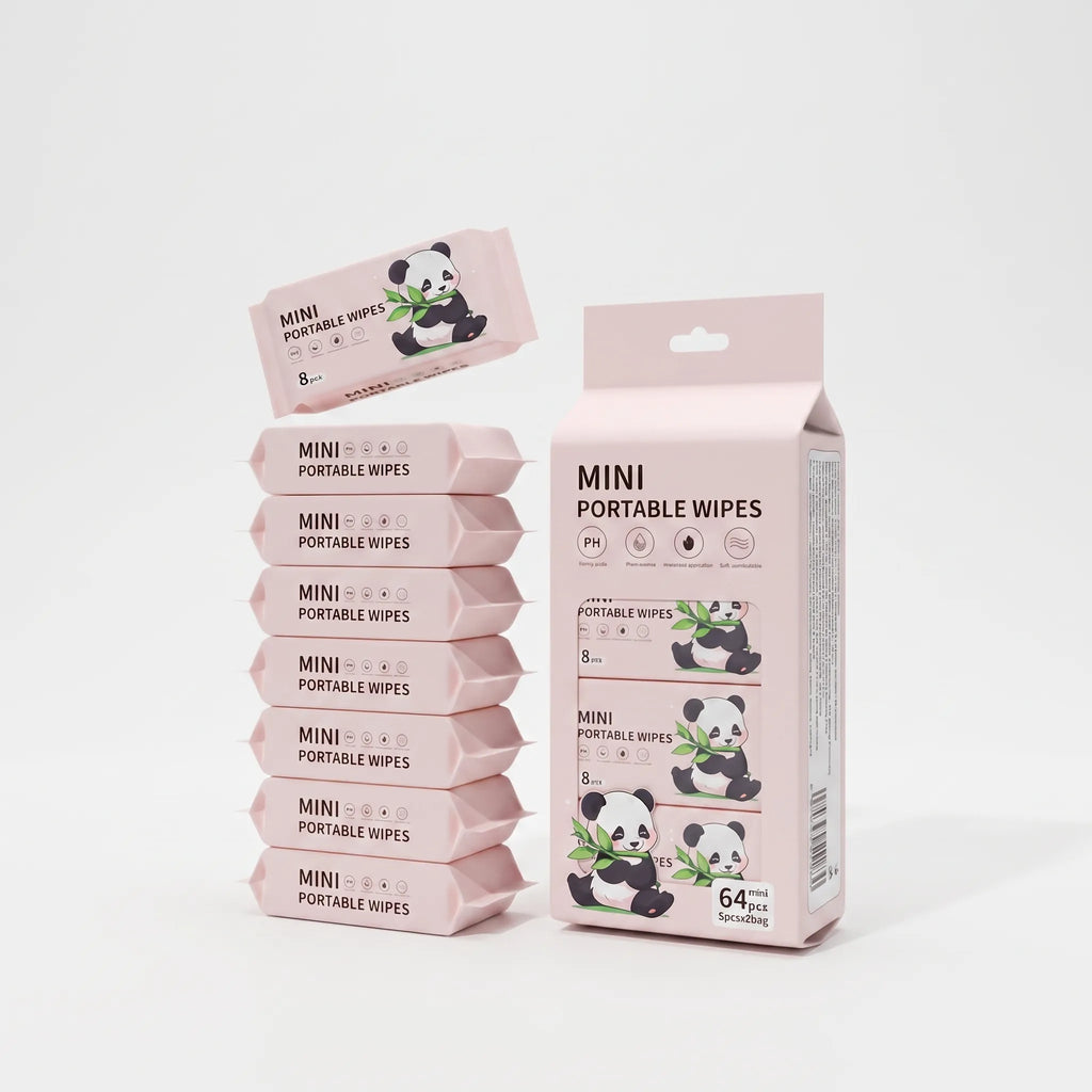PuraWipe  - Mini Portable Wet Wipes Facial Cleansing