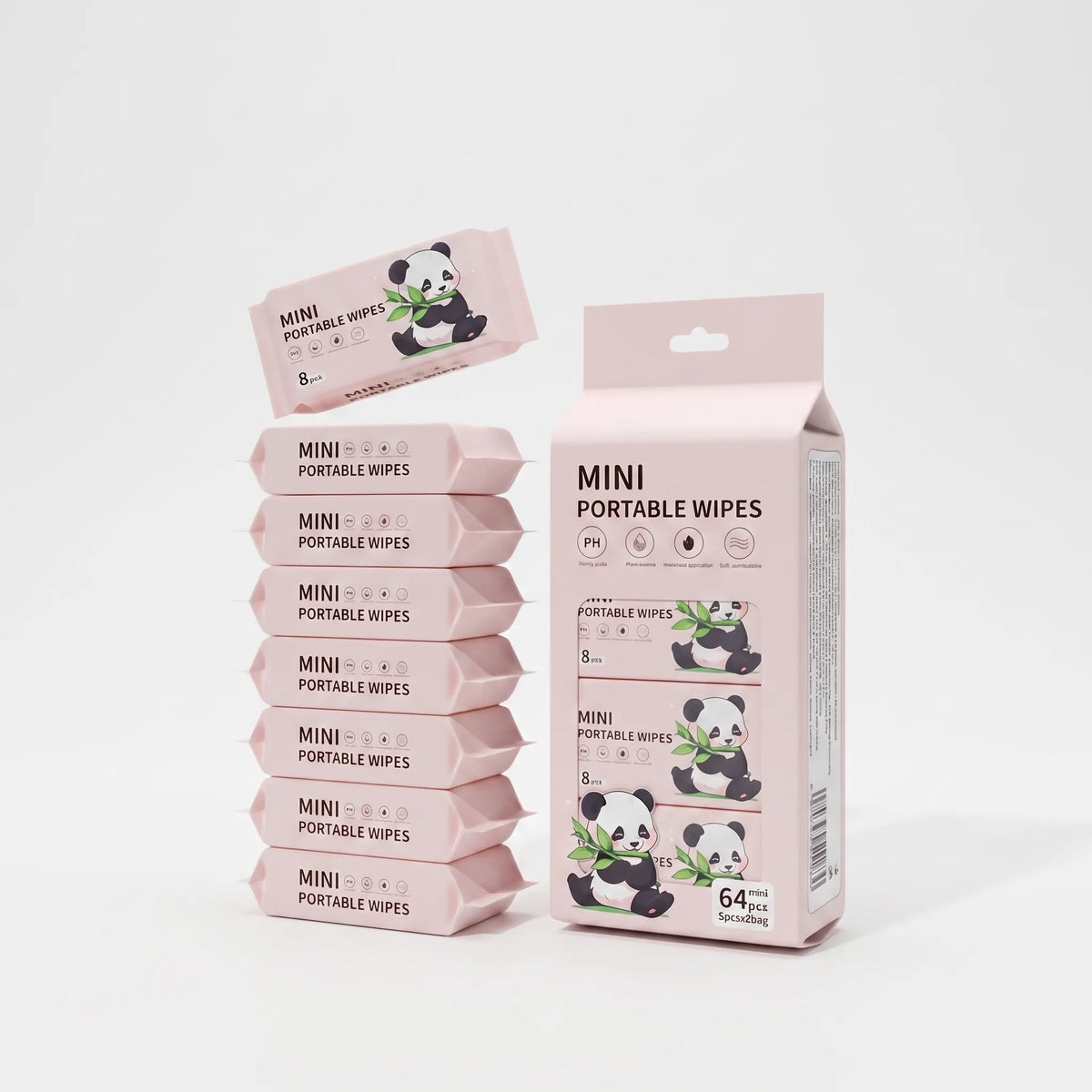 PuraWipe  - Mini Portable Wet Wipes Facial Cleansing