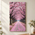 SakuraVisto  - Cherry Blossom Canvas Wall Art Hanging In Corridors