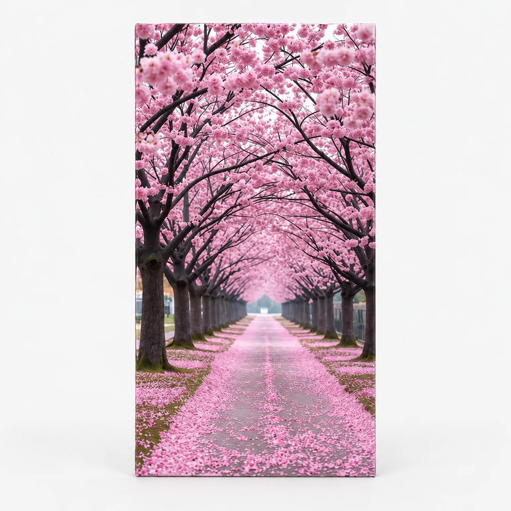 SakuraVisto  - Cherry Blossom Canvas Wall Art Hanging In Corridors