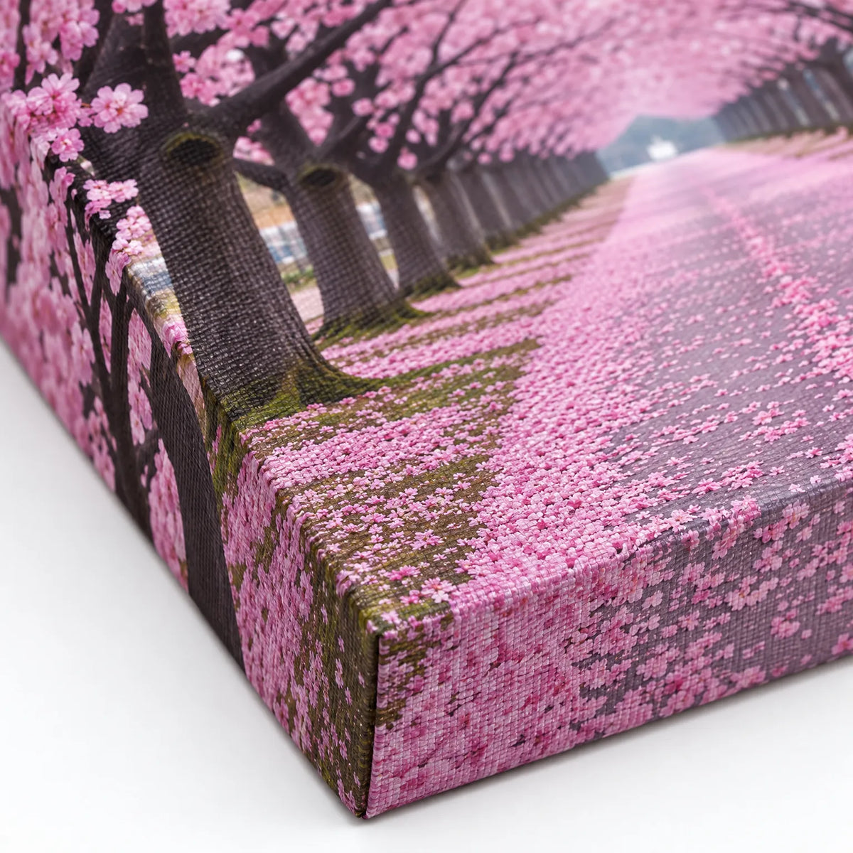 SakuraVisto  - Cherry Blossom Canvas Wall Art Hanging In Corridors