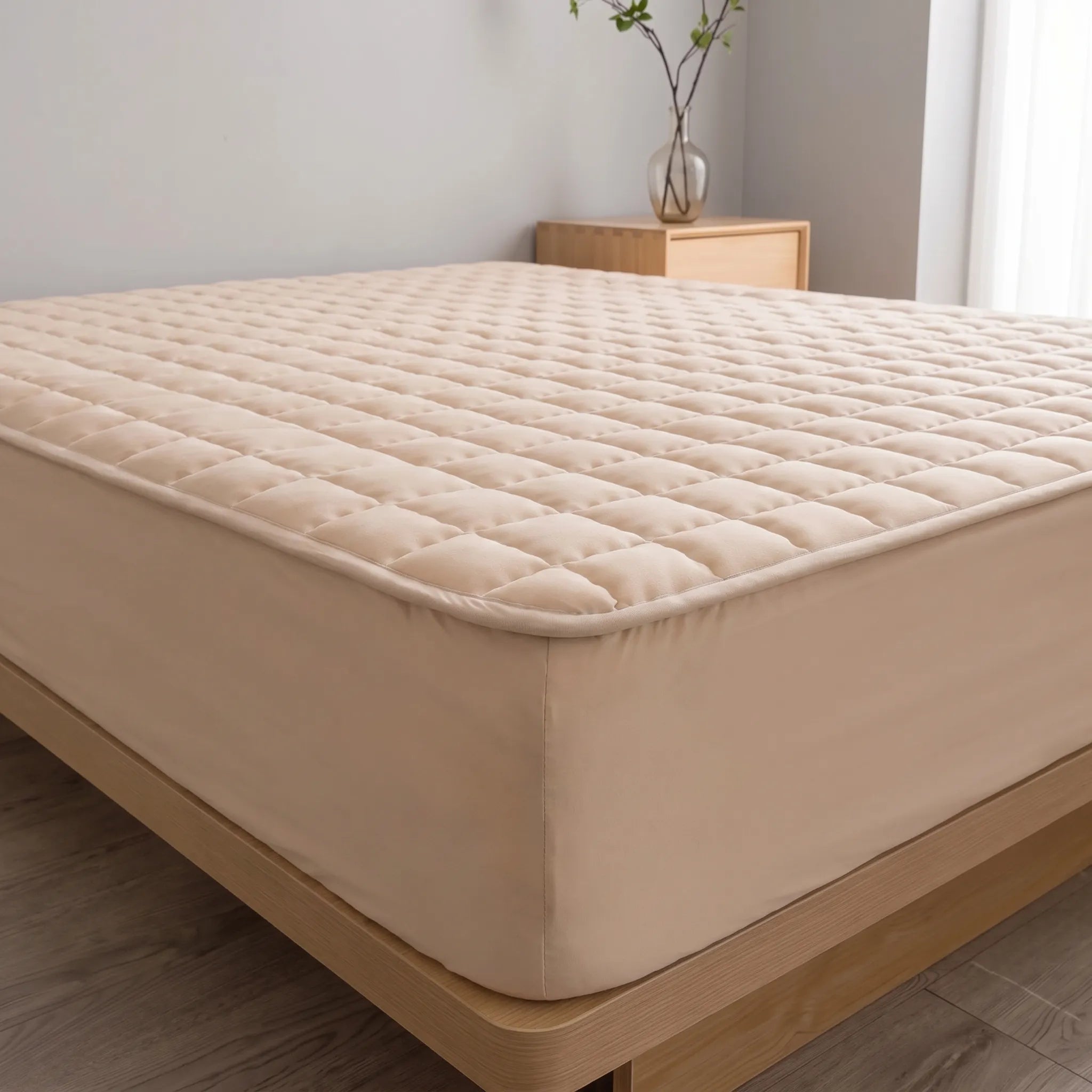 Sömnro - Quilted Mattress Protector For Mattresses Repels Liquid