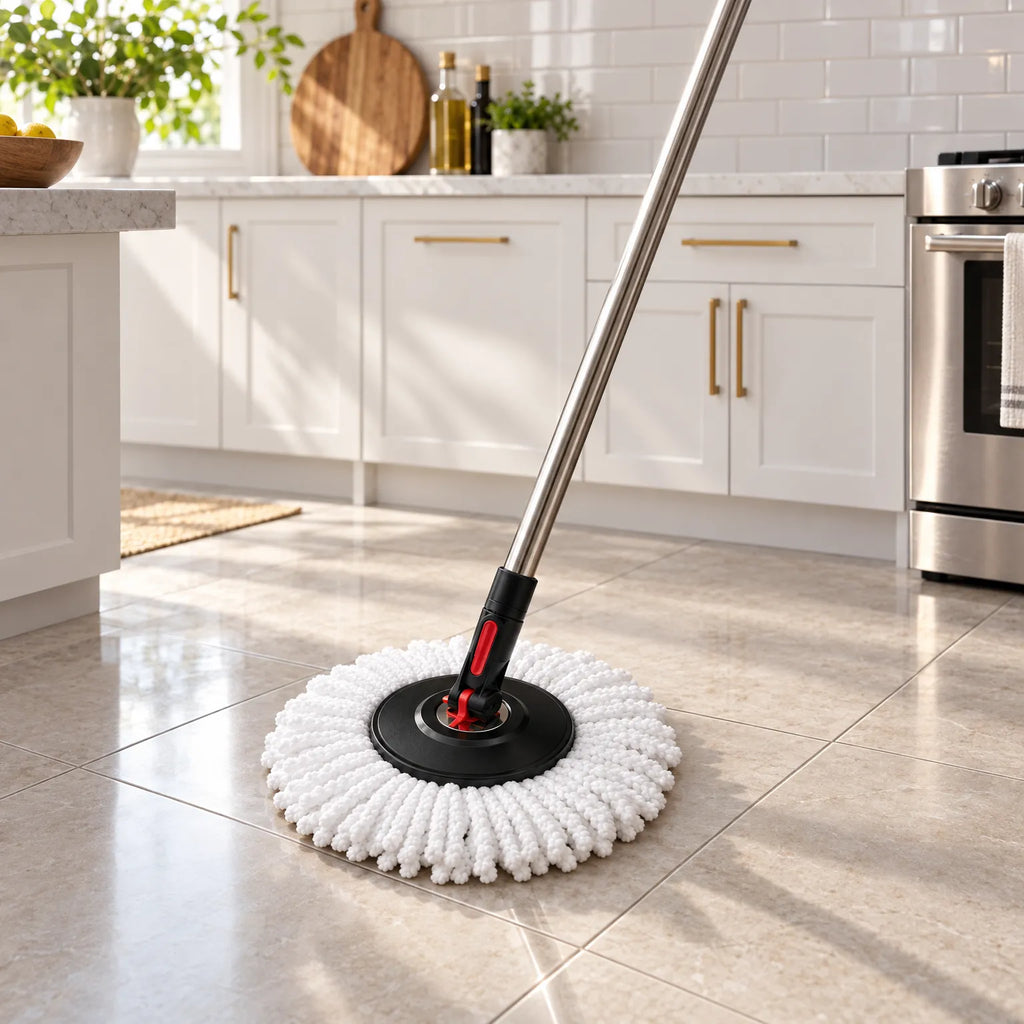 SpinGlide  - Spin Mop Cleaning Hard Floors
