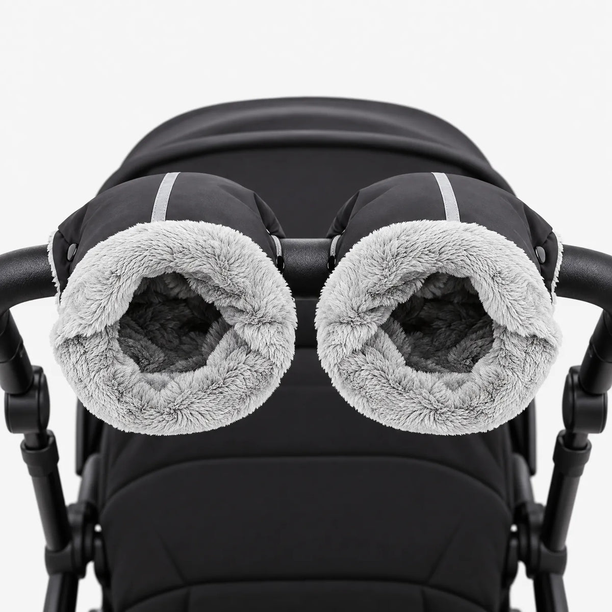 StrollMitts  - Fleece-Lined Pram Gloves Pushing A Pram