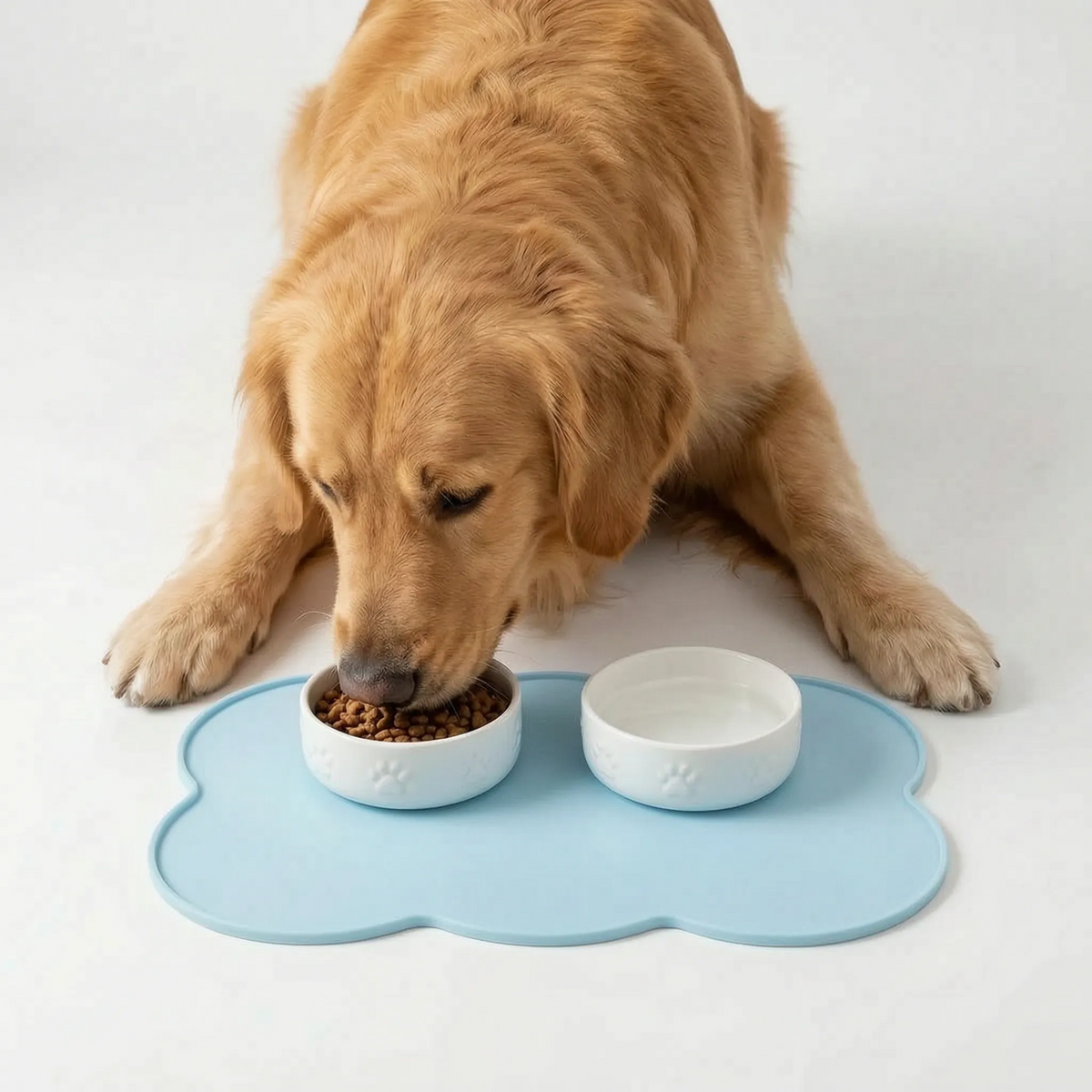 TidyPaws  - Cloud Shaped Pet Feeding Mat Catching Food Spills