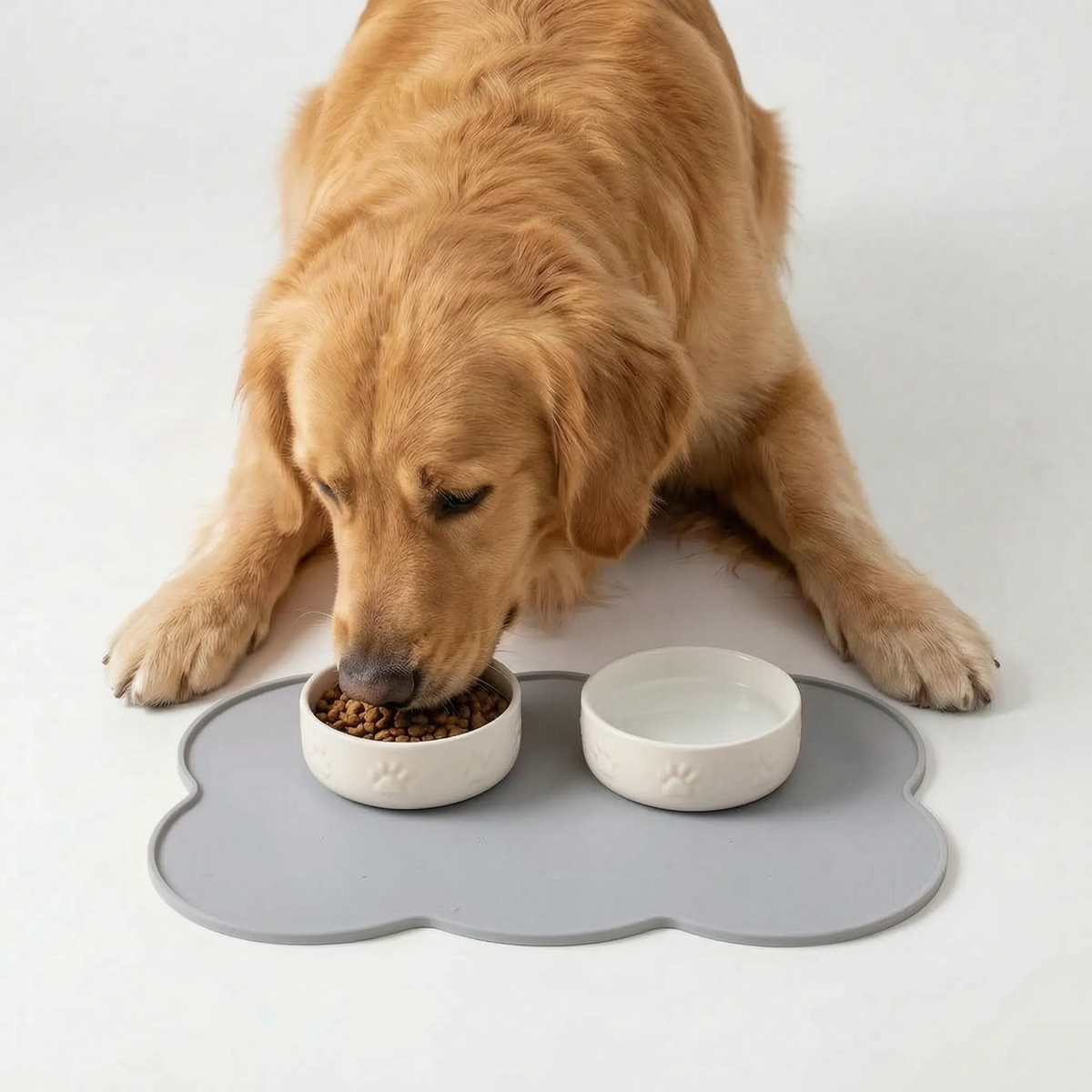 TidyPaws  - Cloud Shaped Pet Feeding Mat Catching Food Spills