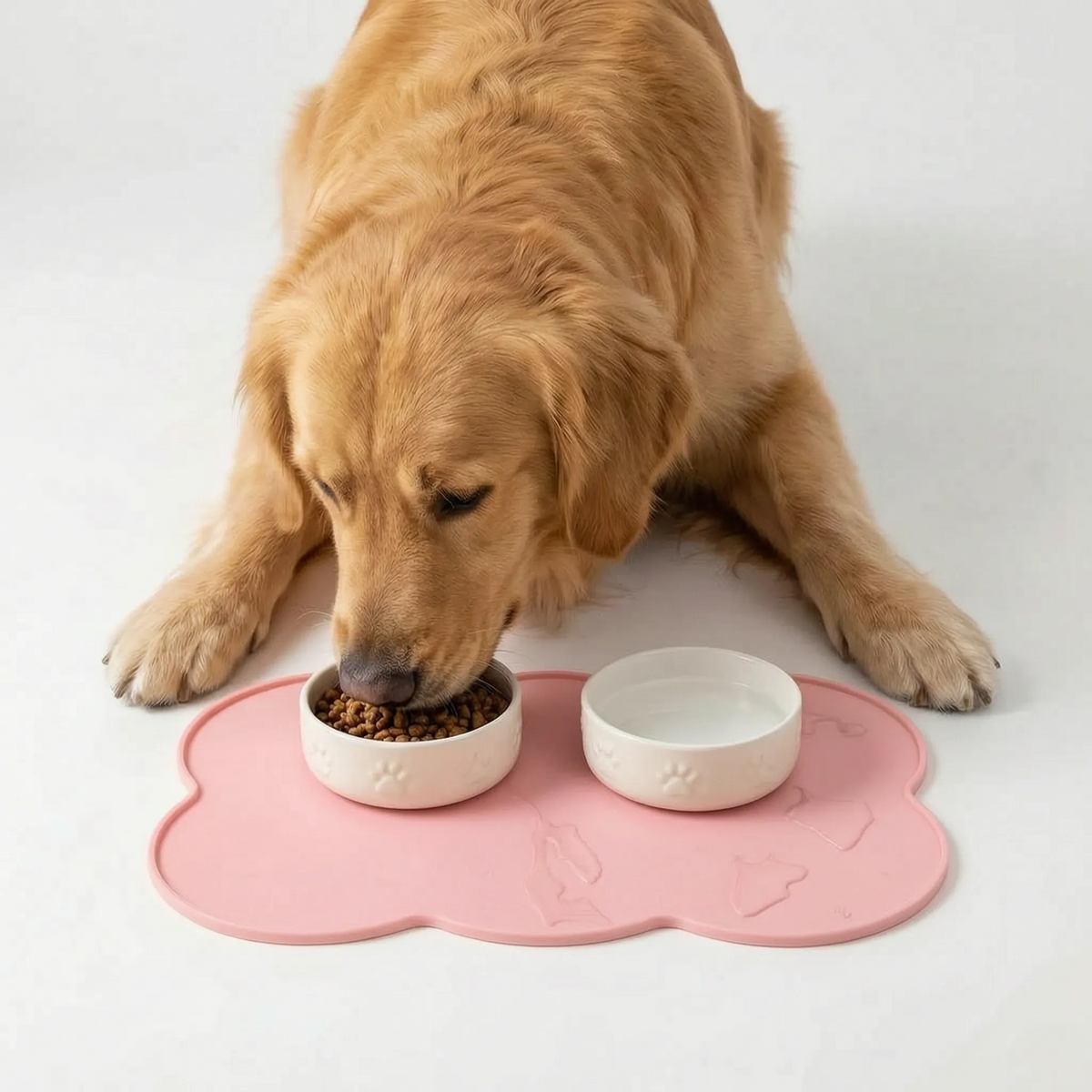 TidyPaws  - Cloud Shaped Pet Feeding Mat Catching Food Spills