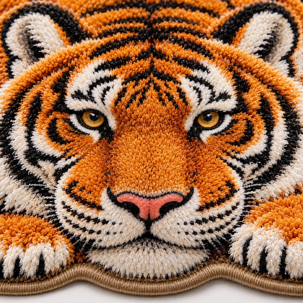 Tigrisia  - Tiger Shaped Novelty Floor Mat Kitchen Sink Floor Mat