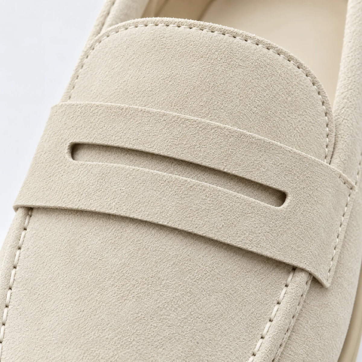 Vellorno  - Classic Penny Loafer With Moc Toe Stitching Everyday Smart Casual Wear