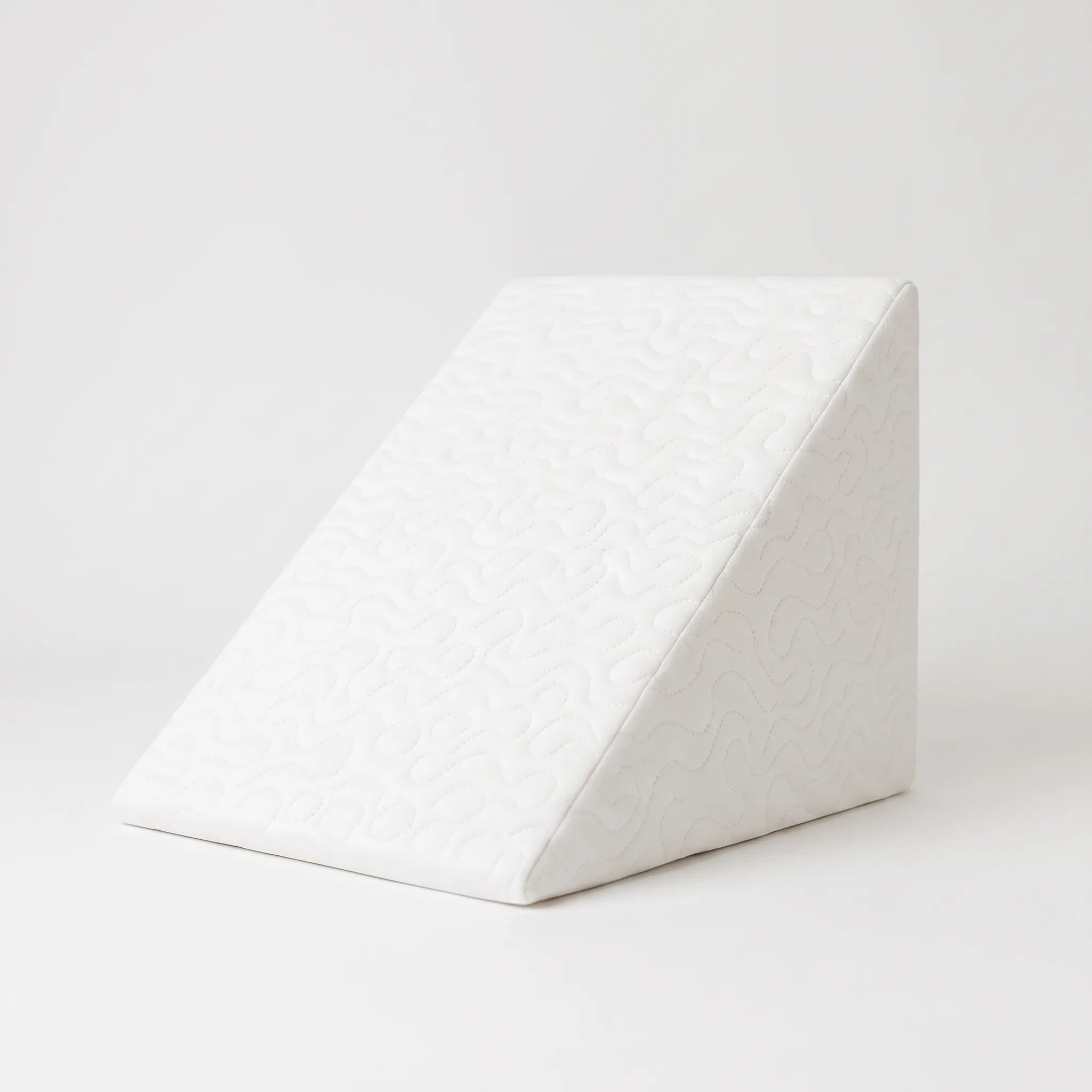 Vellox - Angled White Wedge Pillow Reading In Bed